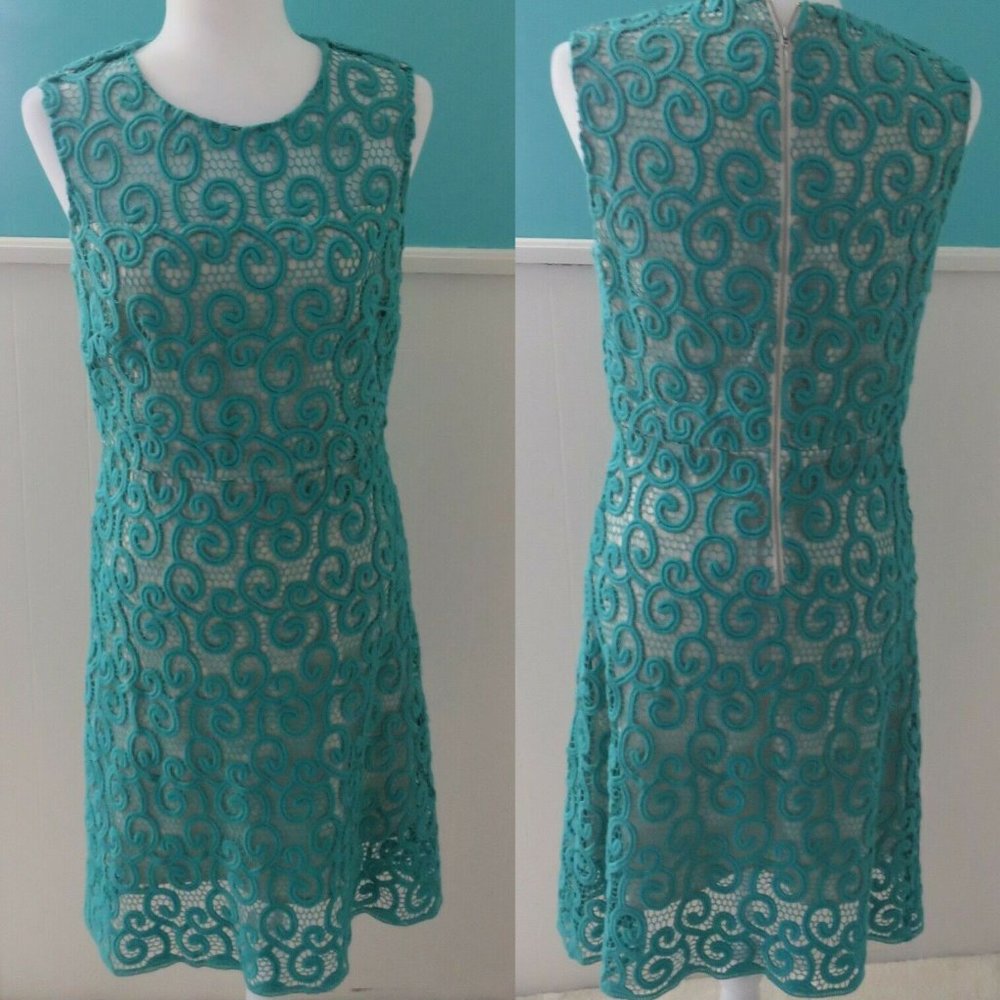 Elie Tahari Lolly dress, size 6 (teal)